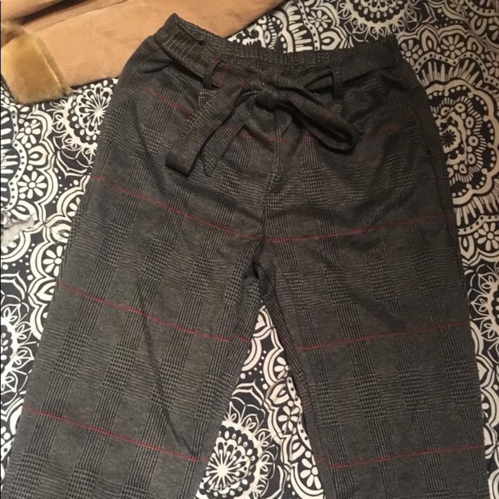 weird pants and a pair of sweatpants !!